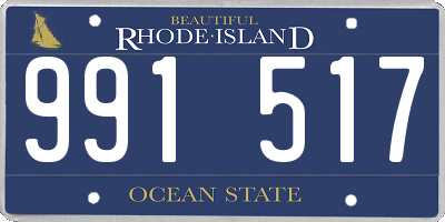 RI license plate 991517