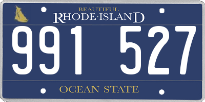 RI license plate 991527