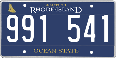 RI license plate 991541