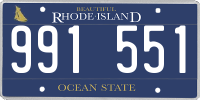 RI license plate 991551