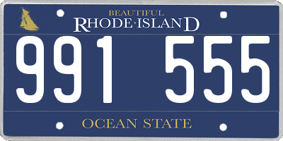 RI license plate 991555