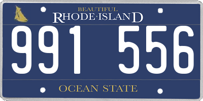 RI license plate 991556