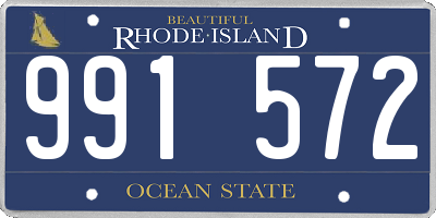 RI license plate 991572
