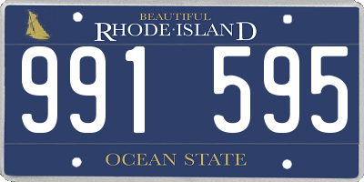 RI license plate 991595