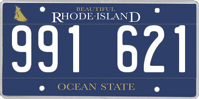 RI license plate 991621
