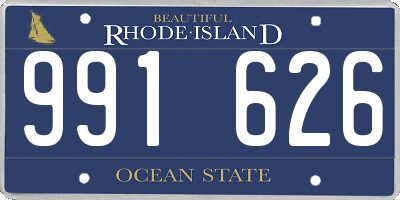 RI license plate 991626