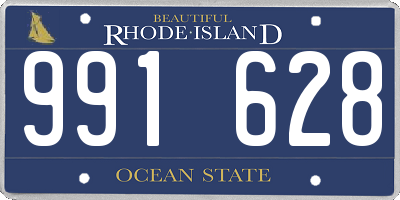 RI license plate 991628