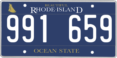 RI license plate 991659