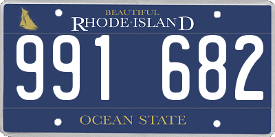 RI license plate 991682