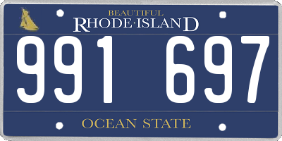 RI license plate 991697
