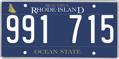 RI license plate 991715