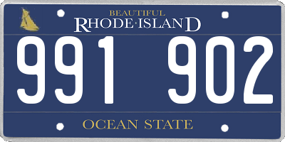 RI license plate 991902