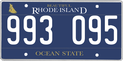 RI license plate 993095