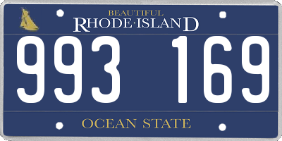 RI license plate 993169