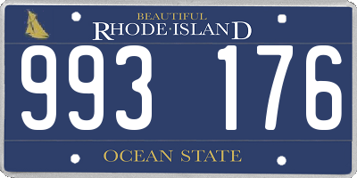 RI license plate 993176