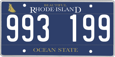 RI license plate 993199