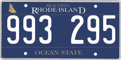 RI license plate 993295