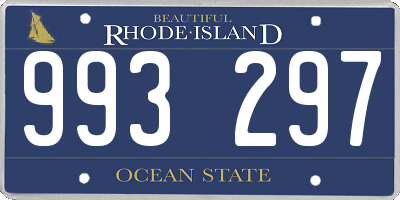 RI license plate 993297