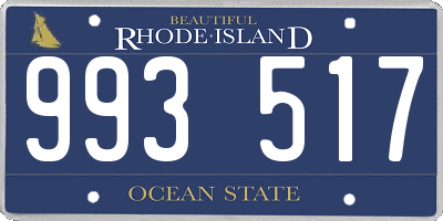 RI license plate 993517