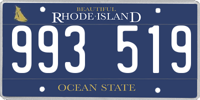 RI license plate 993519