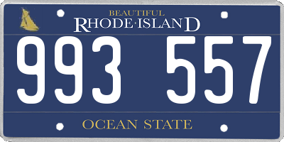 RI license plate 993557