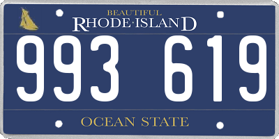 RI license plate 993619