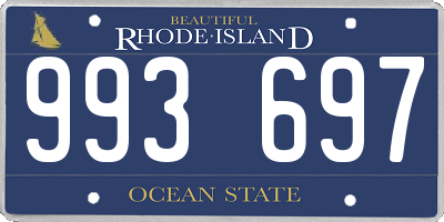 RI license plate 993697