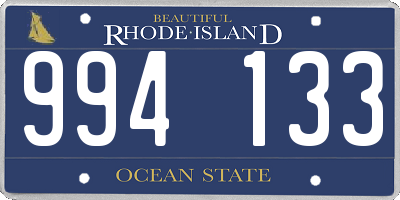 RI license plate 994133