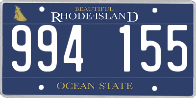 RI license plate 994155