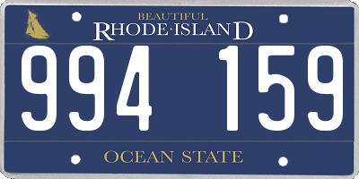 RI license plate 994159