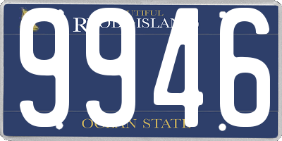 RI license plate 9946