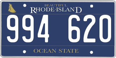 RI license plate 994620