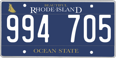 RI license plate 994705