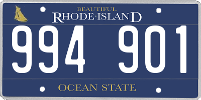 RI license plate 994901