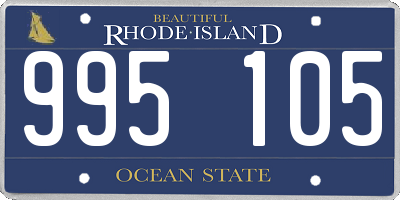 RI license plate 995105