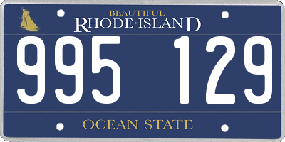 RI license plate 995129