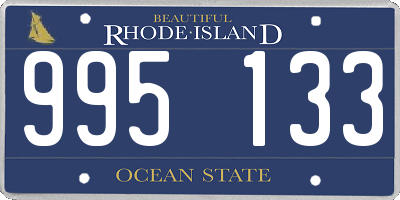 RI license plate 995133