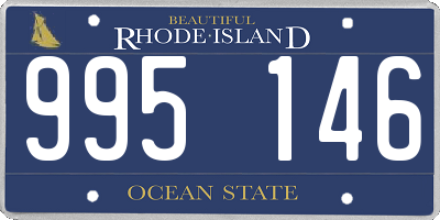 RI license plate 995146