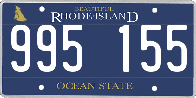 RI license plate 995155