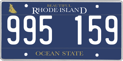 RI license plate 995159