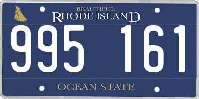 RI license plate 995161