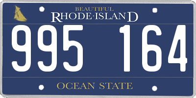 RI license plate 995164