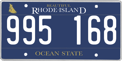 RI license plate 995168