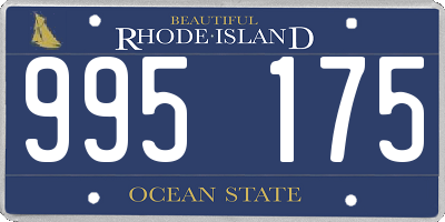 RI license plate 995175