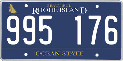 RI license plate 995176