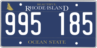 RI license plate 995185