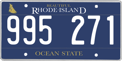 RI license plate 995271