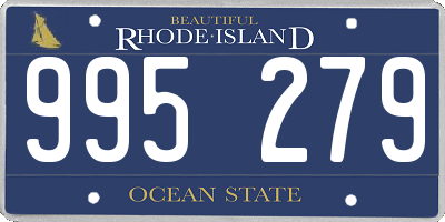 RI license plate 995279