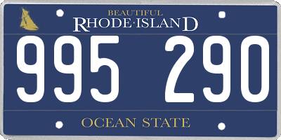 RI license plate 995290