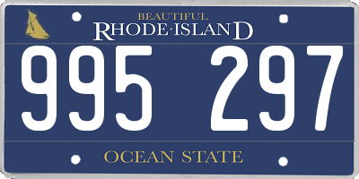 RI license plate 995297